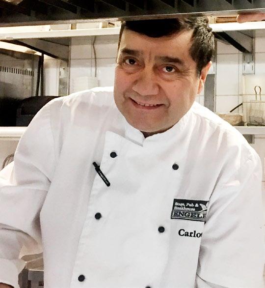 En seriös chef i köket Av: Lars Jahnson Att vara kock och köksmästare på Engelen har sina för- och nackdelar.