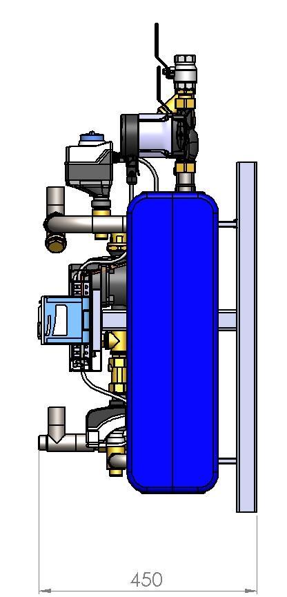 XS-Wall-50 DN20 (3/4 ) / DN25 (1 ) DN25 (1 ) DN20 (3/4 ) XS-Wall-70 DN20 (3/4 ) / DN25 (1 ) DN25 (1 ) DN20 (3/4 ) XS-Wall-100 DN20 (3/4