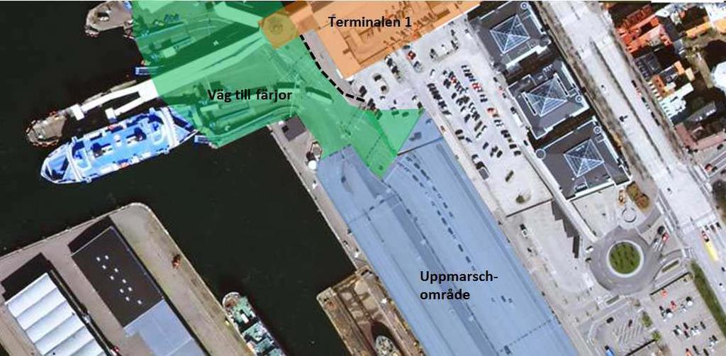 13(47) Dnr 47/2011 Aktuellt planområde berörs av transport av farligt gods, vilken förekommer i planområdets omedelbara närhet på HH-leden genom Scandlines och HH-ferries försorg.