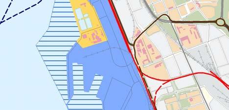 Helsingborgs hamn är av riksintresse för kommunikation enligt 3 kap 8 miljöbalken. Hamnen har en viktig roll som knutpunkt mellan olika transportslag.