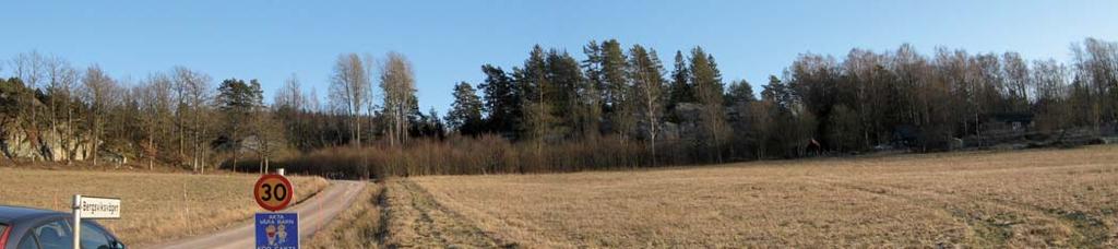 LANDSKAPET I NULÄGET FOTON Följande foton är inte tagna exakt i modellvyernas lägen men ger en bild av befintlig vegetation och landskapets