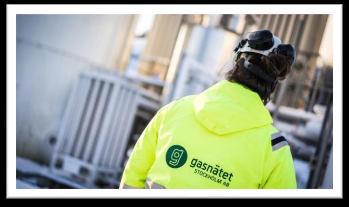 vid påfyllning. Den odoriserade gasen leds därefter till blandningsstationen. Blandningsstationen är byggd med två parallella linjer, d v s den har fullständig redundans.