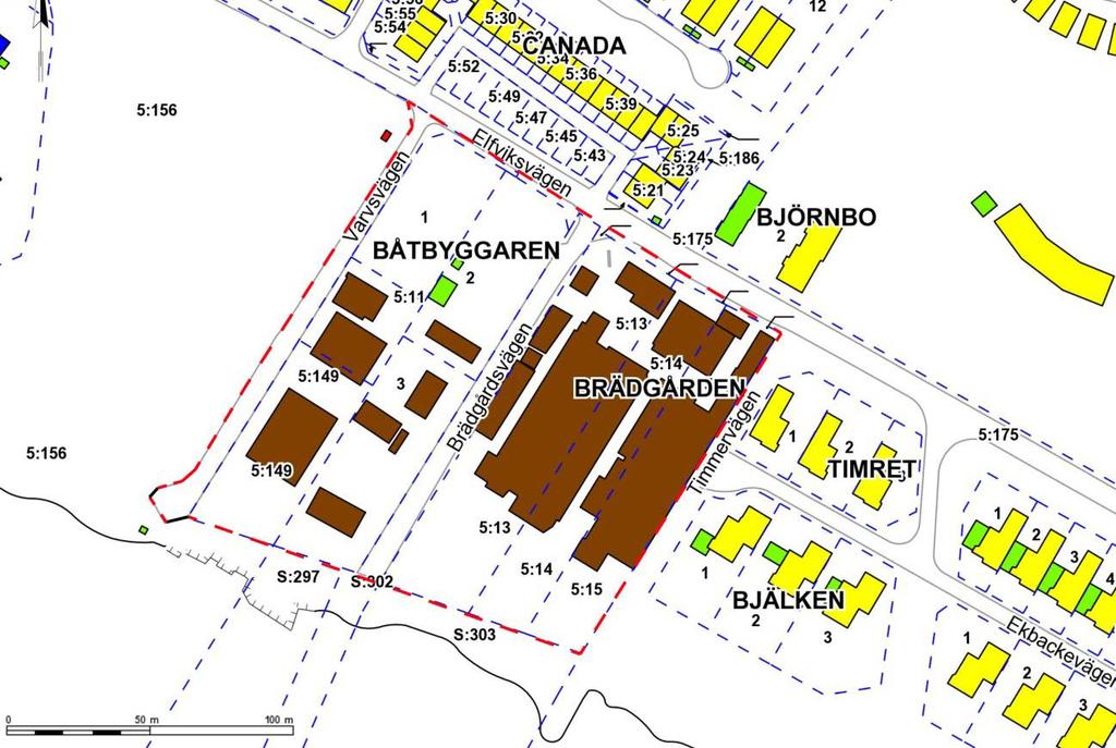 Syfte Planens syfte är att utreda möjligheten att uppföra bostäder inom fastigheterna Lidingö 5:13, 5:14 och 5:15 och del av kvarteret Båtbyggaren.