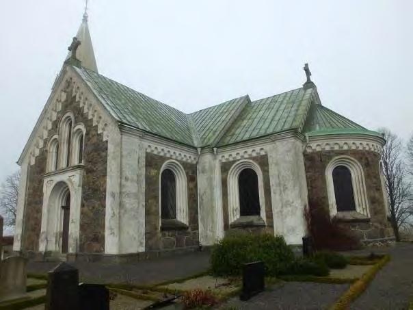 Vallösa kyrka Utvändig renovering Kyrkan var i behov av en renovering.