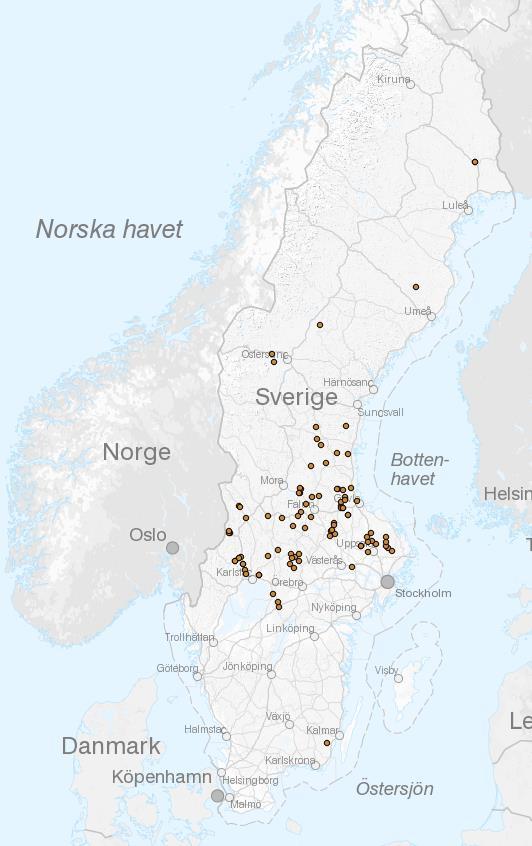 8 7 8 Skåne län 13 4 13 Hallands län 2 2 2 Västra Götalands län 37 26 38 Värmlands län 59 34 16 59 Dalarnas län 39 19 18 39 Gävleborgs län 22 17 22 23 Västernorrlands län 1 2 2 Jämtlands län 3 2 3 4