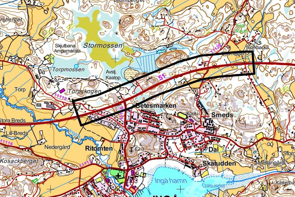 FCG SUUNNITTELU JA TEKNIIKKA OY Rapport 1 (8) Trafikutredning för Ingåport 1 Allmänt Trafikutredningen för Ingåport har utarbetats på uppdrag av Ingå kommun.