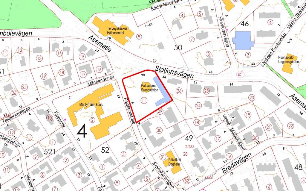 Ändringen av detaljplanen inleddes år 2005 på basis av förhandlingar mellan markägaren och staden. Stadsstyrelsen beslutade 5.9.