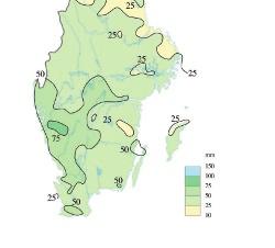 till 3,5 grader över det normala i hela Animaliebältet.