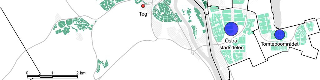 Den nya toppnoteringen är 34 700 kronor vilket är två procent högre än föregående halvår. På Berghem och Haga/Sandbacka å andra sidan sjönk priserna under samma period.