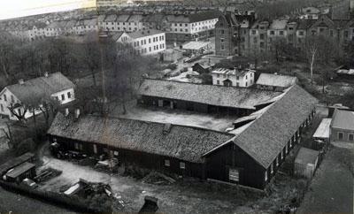 Älvsborgs Kongs Ladugård var beläget en bit nedanför själva slottet.