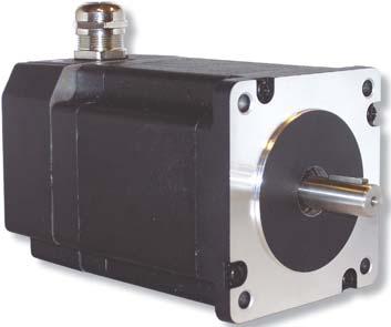 AMP Stegmotor, 86x86 / 1,2 o AMP86-3P Hållmoment 6,78 Nm 1,2 o stegvinkel 3- Tillval Anpassning av axel - längd, D-axel, kilspår, bakre axel anslutning - uttagslåda, ledningslängd / -färg, kontaktdon