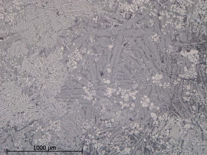 Figur 25. Fnr 3448. Komplext uppbyggd slagg med varierande proportioner mellan de ingående mineralen.