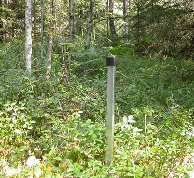 Pinnen kan vara svårfunnen, t ex i hög vegetation, om den sitter i en rishög eller är djupt nerstucken i fuktig mark.