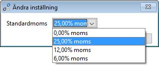 Normalt blir all moms konterad direkt på konto för ingående och utgående moms.