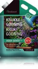 Flytande NPK-gödselmedel med återfuktande Aqua Saver, säkerställer att jorden håller sig fuktig längre.