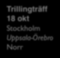 CSD Trillingträff 17 maj Stockholm Uppsala-Örebro Norr Utbildning 26-27 maj