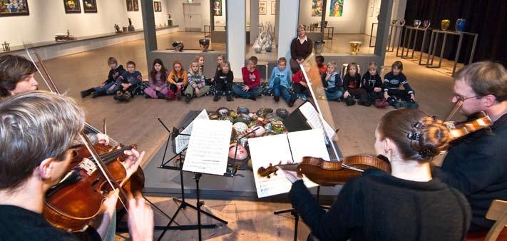 Länsmuseet i Västernorrland, som har en egen stråkkvartett, beviljades under 2009 både verksamhets- och utvecklingsstöd. Foto: Björn Grankvist.