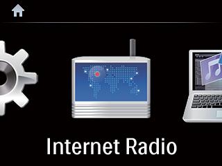 Hemskärmen Uppspelningsskärmen I LIBRARY/INTERNET RADIO/ONLINE SERVICES-läget visas uppspelningsskärmen när uppspelningen börjar.