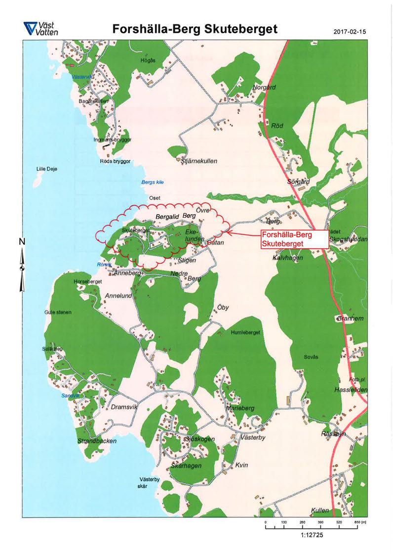 W1 Väst \Y Vatten Forshälla-Berg Skuteberget 2017-02-15