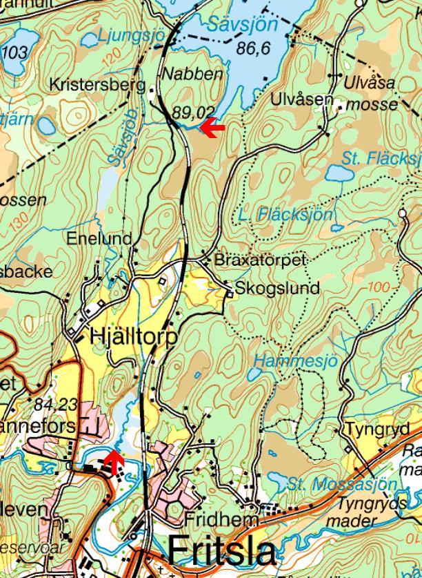 Sävsjöbäcken (Häggån) Sävsjöbäcken rinner från Sävsjön ner till Häggån, en sträcka på ca 2,9 km. Bäcken omges i sina övre delar av barrskog och hällmarker, samt våtmarker.