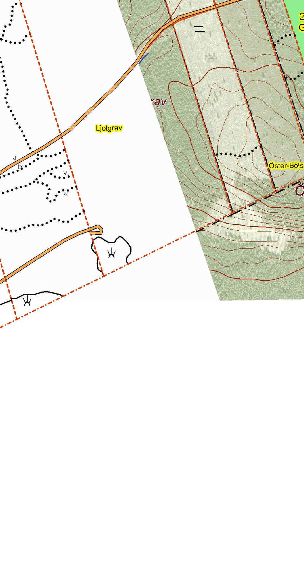 Övrig landareal SKOGSKARTA Plan Holen 14:5