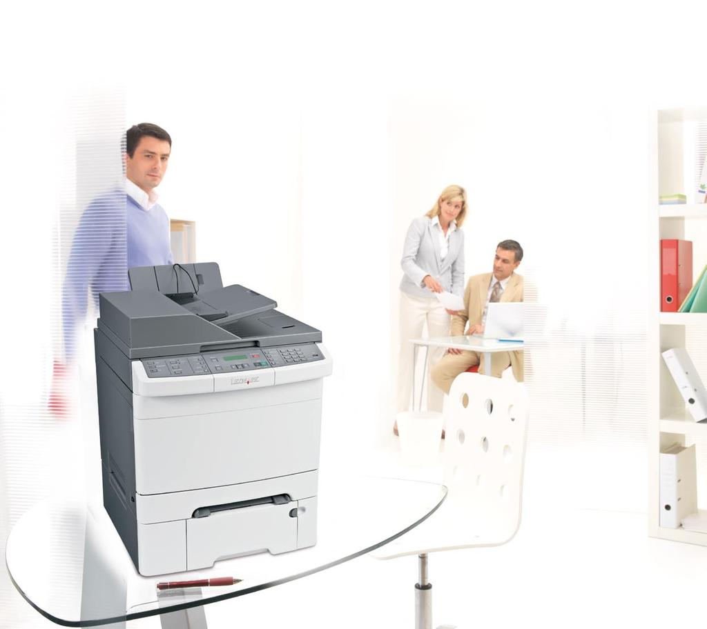 UTSKRIFT Upp till 23 sid/min färg KOPIERING SKANNING FAX Lexmark X543dn Lexmark X544-modeller Lexmark X546dtn