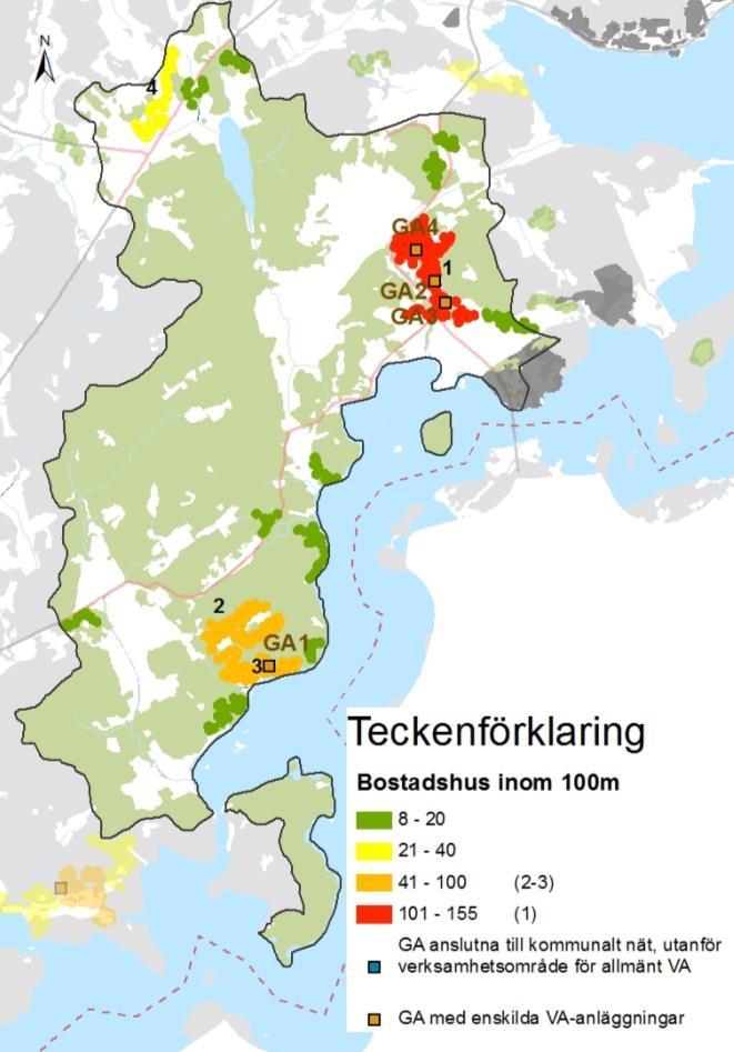 4.5 Kalvöfjord Korta fakta om delområdet Antal bostadshus: Omvandlingstrend: Avloppslösning: Dricksvattenlösning: Antal områden med utpekade i Bilaga 5 Ekologisk status, ytvattenförekomst Påverkat av
