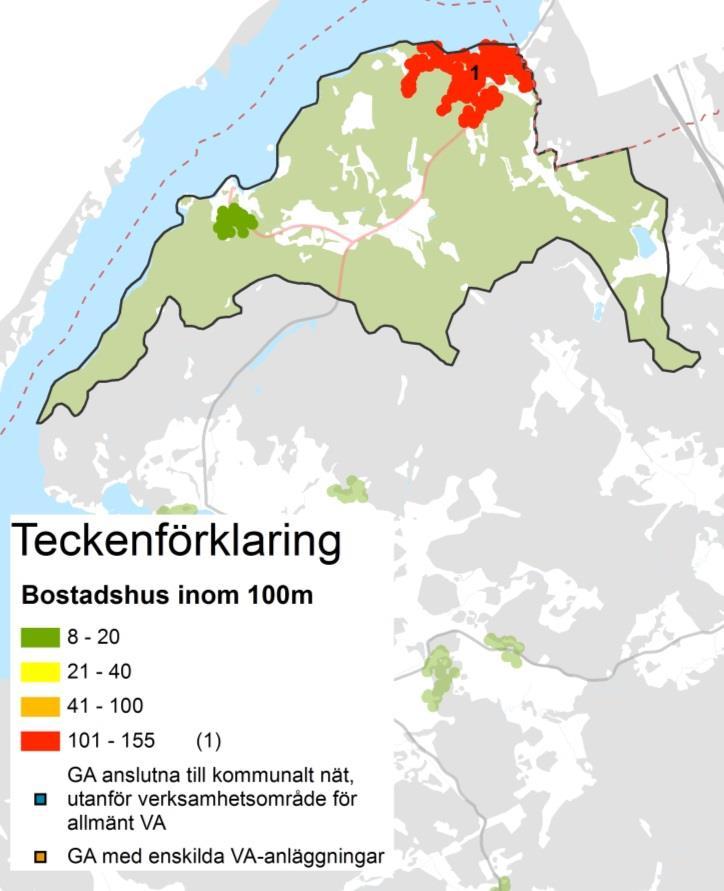 4.7 Saltkällefjorden Korta fakta om delområdet Antal bostadshus: Omvandlingstrend: Avloppslösning: Dricksvattenlösning: Antal områden med utpekade i Bilaga 5 Ekologisk status, ytvattenförekomst