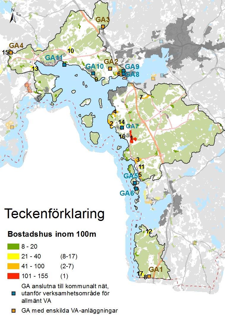 4.8 Havstensfjorden Korta fakta om delområdet Antal bostadshus: Omvandlingstrend: Avloppslösning: Dricksvattenlösning: Antal områden med utpekade i Bilaga 5 Ekologisk status, ytvattenförekomst