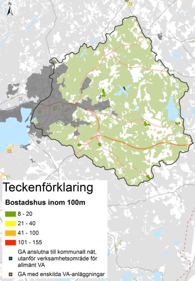4.14 Bäveån med Stora och Lilla Köperödssjön Korta fakta om delområdet Antal bostadshus: Omvandlingstrend: Avloppslösning: Dricksvattenlösning: Antal områden med utpekade i Bilaga 5 Ekologisk status,