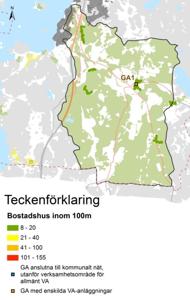 4.18 Bratteforsån och Bakerödsbäcken Korta fakta om delområdet Antal bostadshus: Omvandlingstrend: Avloppslösning: Dricksvattenlösning: Antal områden med utpekade i Bilaga 5 Ekologisk status,