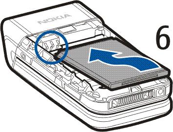 Stäng igen SIM-korthållaren. De guldfärgade kontakterna på SIM-kortet ligger mot de guldfärgade kontakterna på insidan av telefonen.