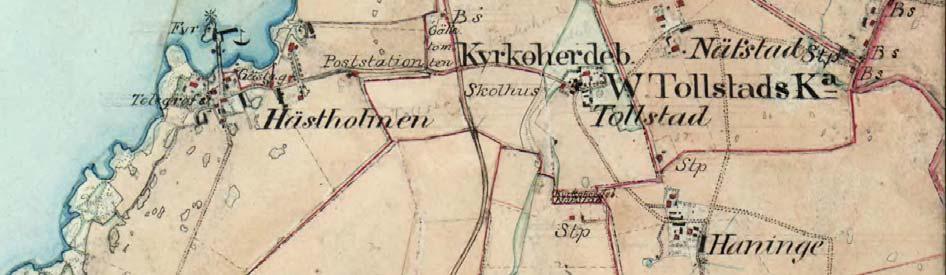 Den äldre landsvägen från Stockholm och söderut har passerat genom socknen och förbi kyrkan.