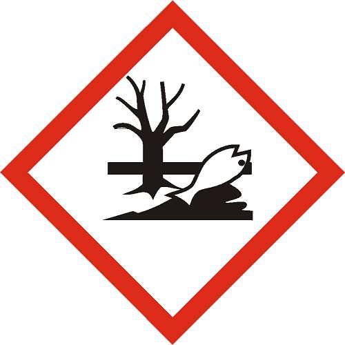 Faropiktogram: SÄKERHETSDATABLAD GHS07: Utropstecken GHS09: Miljöfarligt Sida: 2 Signalord: Skyddsangivelser: 2.3 Andra faror PBT: Varning P102: Förvaras oåtkomligt för barn.