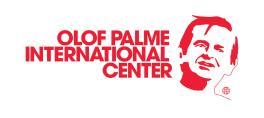 PALMECENTRETS UPPFÖRANDEKOD FÖR REPRESENTANTER OCH KONSULTER Beslutad av Palmecentrets styrelse den 2017-03-22 Olof Palmes Internationella Center (Palmecentret) och våra medlemsorganisationer