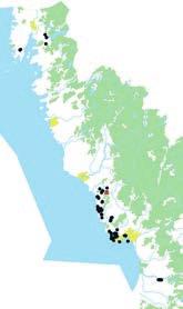 Den är rödlistad i kategorin sårbar. Hallandsbjörnbär är vanligtvis en enhetlig och lättidentifierad art och jag har inte noterat någon anmärkningsvärd variation i Halland.