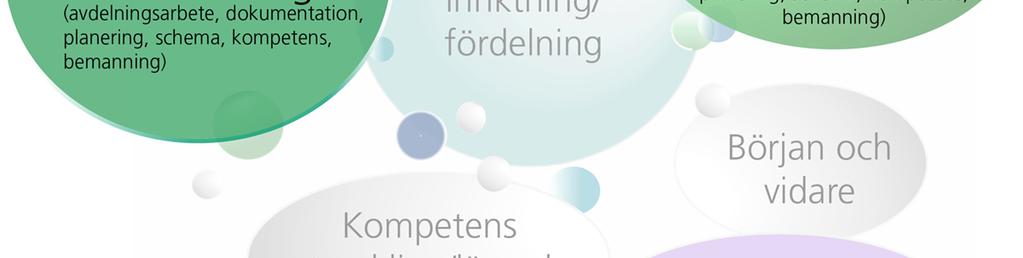 Utifrån denna gemensamma nulägesbild har projektgruppen arbetat vidare med att bryta ner materialet till olika test av nya arbetssätt som ska prövas på olika avdelningar på sjukhuset.