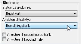 CTRL+f aktiverar sökrutan så att sökning av en elev kan göras direkt genom att ange en söktext.