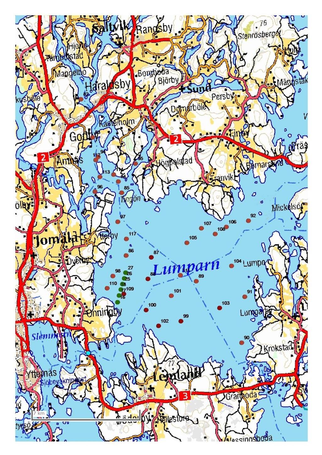 Faktablad om provfisket Bakgrund i Lumparn 2017 Provfiskeverksamhet inleddes år 1999: 1999 2010; nät serier ( ) 2010 -> Nordic-nät tas i bruk och används tillsvidare ( ).