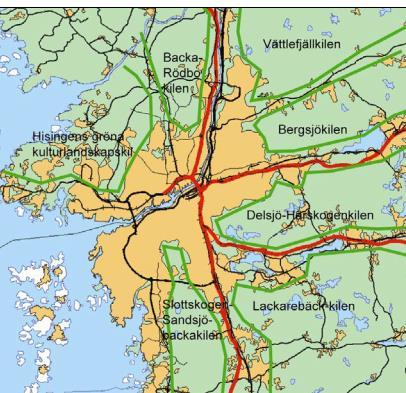 BAKGRUND, mål och syfte Tidigare utredningar gjorda mht till Grönstruktur fauna och barriäreffekter. Bristanalyser för fauna i regionen.