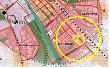 Tidigare ställningstaganden Översiktsplanen Planområdet ligger inom innerstaden Nya stadskvarter i innerstaden ska bidra till en utvidgning av stadskärnan, så att fler människor kan bo och verka där.