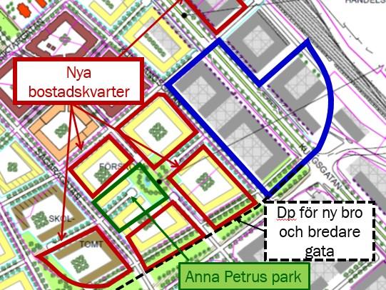 Den befintliga äldre bebyggelsens möjlighet att tillföra variation i skala, uttryck och innehåll som komplement till ny bebyggelse ska beaktas.