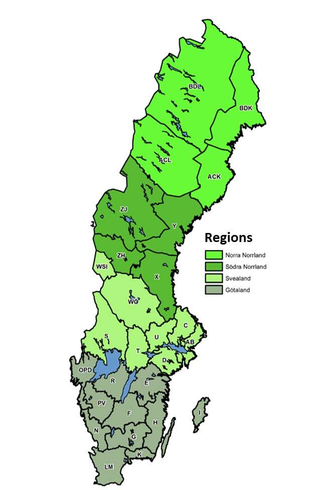 Two categories of set-aside areas are reported; formally protected areas such as national parks and nature reserves, and informally protected areas such as retained patches at final felling s and