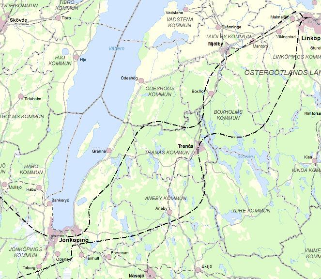 Linköping - Jönköping Forum för samverkan Uppstartade: Samrådsgrupp (2-3 ggr/år) Rådgivande till projektet och förankring Kommuner, länsstyrelser, Regioner och handelskamrar Företräds av