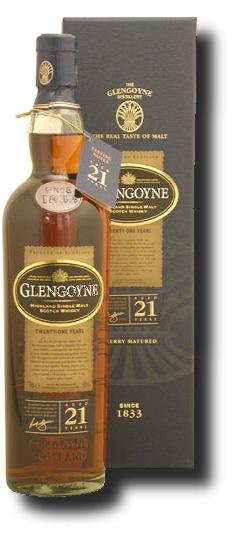 1. Glengoyne, 21 YO En mörk, bärnstensfärgad skönhet på 21 år. Vem säger nej till henne? Inte vi! Hon har ju definitivt utseendet för sig. Och doften! Och smaken!