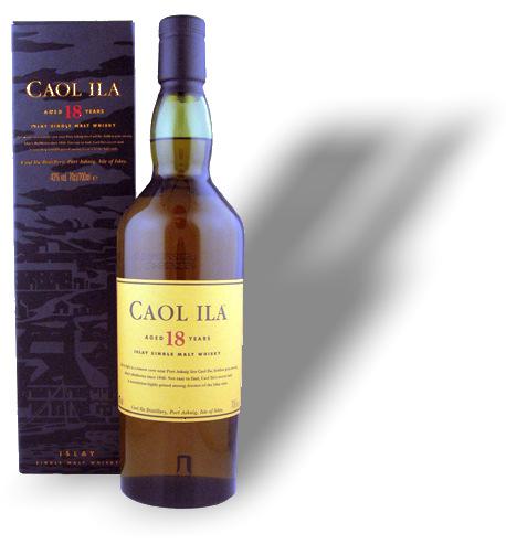 2. Caol Ila, 18 YO Eftersom vi inte vet vad som döljer sig i glaset går vi inte rakt på målet.