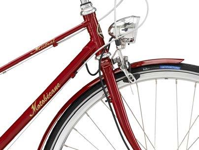 MISTRAL DAM 10SP CALIPERBROMS DYNAMOLAMPOR 50 cm # 9051622350 54 cm # 9051622454 Motobécane Mistral är en klassisk cykel med en lätt stålram i stilrena färger.