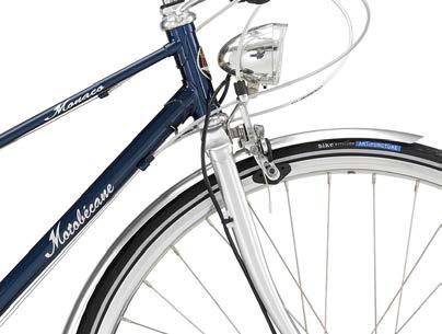 MONACO DAM 22SP CALIPERBROMS DYN. FRAMLAMPA 50 cm # 9051622850 54 cm # 9051622954 Motobécane Monaco är en klassisk cykel med en lätt stålram i stilrena färger.