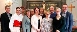 Västbo Sankt Sigfrids församling Stående: Henrik Hallberg, Patricia Hernod, Johanna-Maria Johansson, Lukas Johansson, Birgitta Samuelsson Sittande: Ann Nilsson, Anna Aronsson, Helén Carlsson, Gudrun