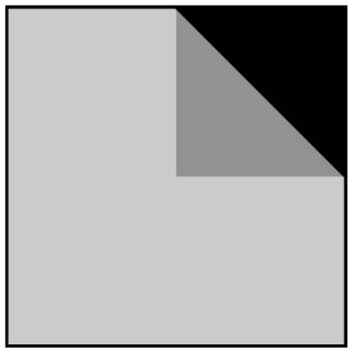 sida 5 / 9 4 poäng 8. Fyra exakt likadana små rektanglar bildar tillsammans en stor rektangel enligt figuren. Den kortare sidan I den stora rektangeln är 10 cm lång.